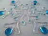 fused glass snowflake ornament 4